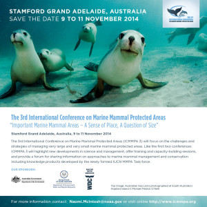 3rd International Conference on Marine Mammal Protected Areas 